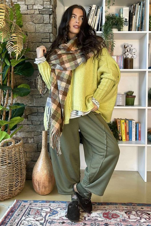 Magnus Plaid Blanket Scarf 1